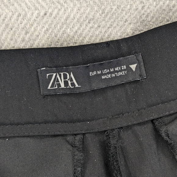 Zara Wide-Leg Trousers - Black - Size M - Picture 4 of 8